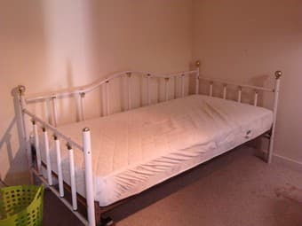 Day-bed frame and twin mattress for sale, $35 1