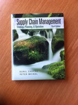 Supply Chain Management---Strategy, Planning & Operation ($40) 1