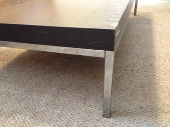 For sale: dark wood coffee table $45 2