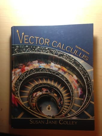 MATH 51 book for sale, Vector Calculus by Susan Colley, 3rd edition 1