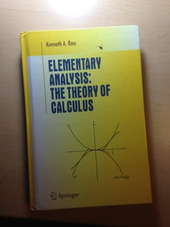 Math 115 book for sale Elementary Analysis: The Theory of Calculus 1