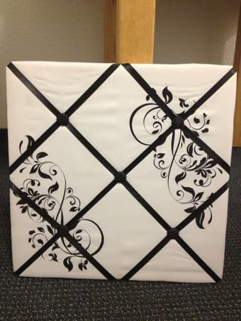 Fabric memory board, corkboard, and shiny blackboard FOR SALE 2