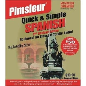 Pimsleur Quick and Easy Spanish CDs (set of 4 CDs) 1