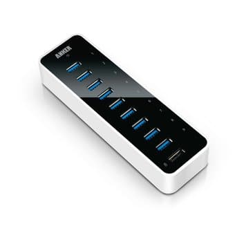 Anker USB 3.0 9-Port Hub + High-Speed Charging Port ($60) 1