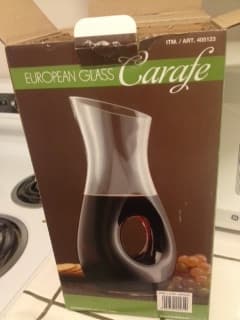 NEW Wine glasses & Decanter 1