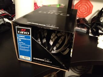 @@ Giro Saros Helmet Medium Black/White/Yellow Brand New $90 @@ 2
