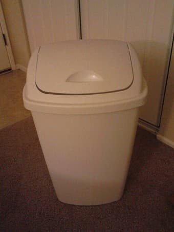 Tall Kitchen Trash Can $5 1