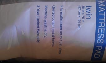 Selling cotton rich mattress pad 2