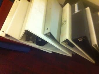 Big binders $1 2