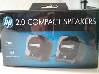 Brand New USB-powered HP Compact Speakers $12 1