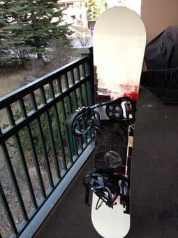 $300: RIDE Snowboard + Sonic Bindings + Burton Boots + Bag 2