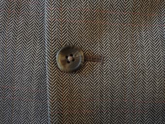 Awesome New Izod Tan/Grey micro-Herringbone pattern blazer $150 obo 2