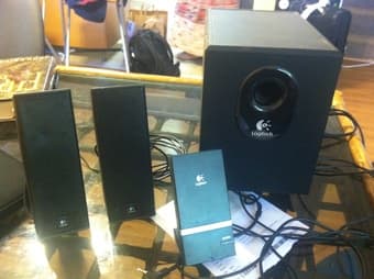 Logitech computer speakers + subwoofer 1