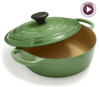 Le Creuset French Oven, 3.5 quarts, $100 2