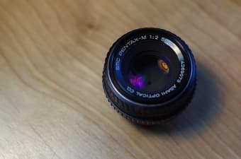 50mm f/2 manual prime lens, Pentax M series, K-mount. $30 1