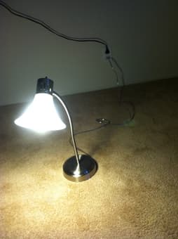 two new metal desk lamps 1