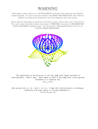 Math 51H Translated for the Mathematical Underdog 2