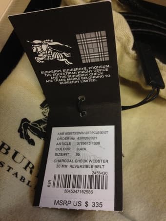 new Burberry belt for sale for man 2