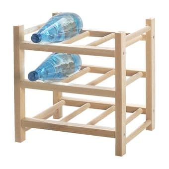 like new IKEA 9-bottle wine rack, $5 1