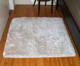 Big white rug and small high pile rug, together $25, pickup Oct 31 1