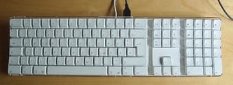 Apple USB keyboard (white) 1