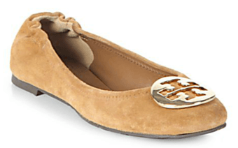 Tory Burch Reva Softy Suede Brown Brand New in Box Size 6 $200 3