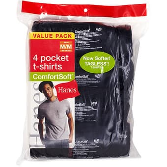 Brand New Unused Hanes Pocket T-shirt 1
