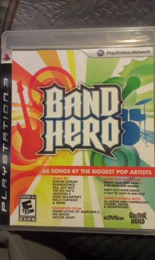 PS3 Band Hero Super bundle kit game set, with original packaging, $50 1