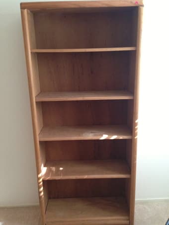 Two tall Bookshelves - 30 dollars each or both for 50 1
