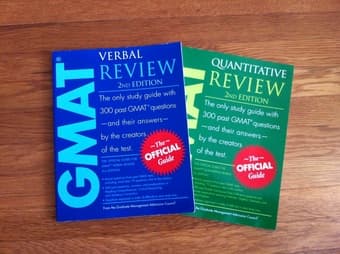 GMAT Quantitative & Verbal Exam Review Books $2 for both 1