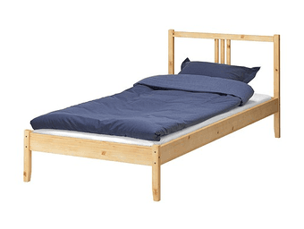 Ikea Fjellse bed frame and slatted bed base 1