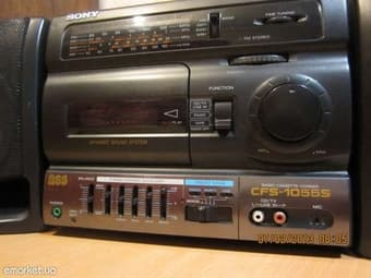 Sony CFS-1055 3-Piece Radio Cassette Recorder - $20 3