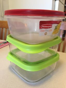 Three microwave friendly containers for $5 1