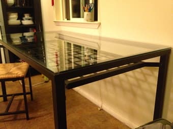 IKEA - Granas 4 chair Glass table - $150 3