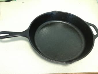 Lodge Pre-Seasoned Skillet (source pan), 8$ 1