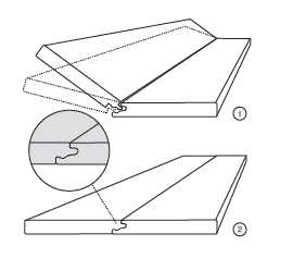 Wood floor covering, easy snap-in pieces 2
