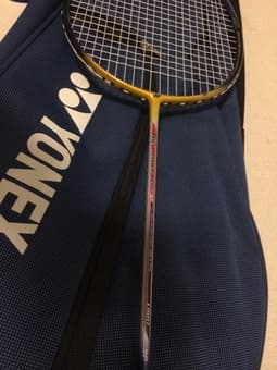 Yonex Ti5 badminton racket (with birdies, extra grip wrap, $65) 2