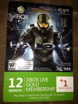 13 Months XBox Live Gold Membership -- Only $50 1