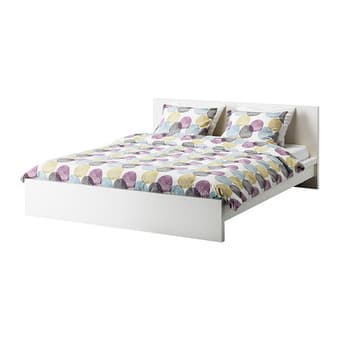 Moving sale: Ikea King bed frame+ mattress $ 400 1