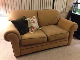 FS: two couches, a single-sectional and a loveseat - $155 1