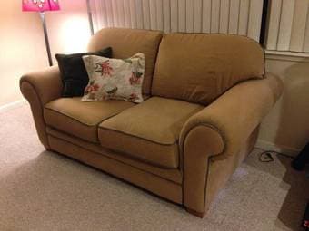 FS: two couches, a single-sectional and a loveseat - $155 2