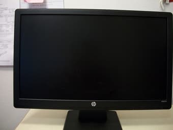 HP desktop with monitor and keyboard ($450) 2