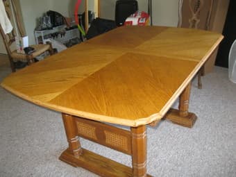 Moving sale for large, foldable dinner table,$150 1