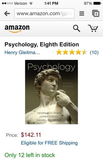 Psych 1 text book $75 2