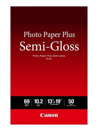 Canon Photo Paper Plus Semi-Gloss 13" x 19" (50 Sheets) - $40 1