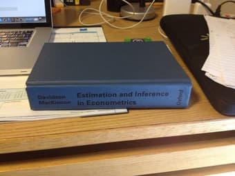 Estimation and Inference in Econometrics, Davidson / MacKinnon 1