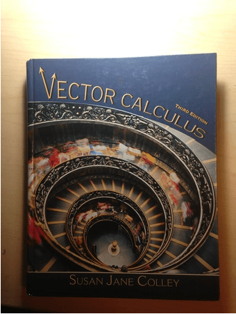 MATH 51 book for sale, Vector Calculus by Susan Colley, 3rd edition 1