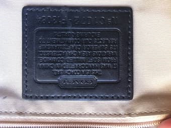black leather genuine Coach purse (never used!) for sale, $80 OBO 3