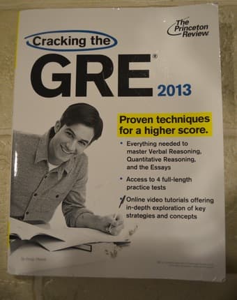 Cracking the GRE princeton review + GRE vocab flash cards $10 1