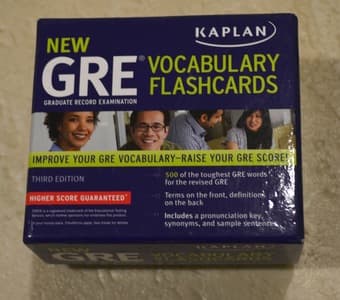 Cracking the GRE princeton review + GRE vocab flash cards $10 2